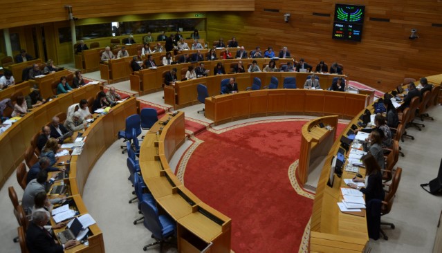 Pleno do Parlamento de Galicia o 26 de xuño de 2014